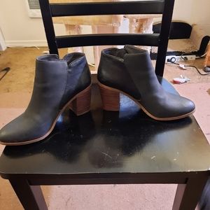 Vegan leather boots